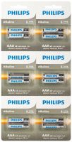 Лот: 25794316. Фото: 2. Батарейка Philips LR03 (2x6) BL... Аксессуары