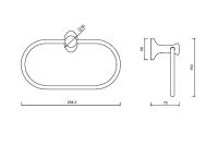 Лот: 3464876. Фото: 2. Полотенцедержатель 7020024. Предметы интерьера