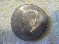 Лот: 20545379. Фото: 2. Великобритания 1 крона 1965 года... Монеты