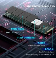 Лот: 17964949. Фото: 2. SSD m2 NVMe Reletech, PCIe 3.0x4... Комплектующие