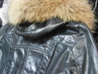 Лот: 9007026. Фото: 9. Женская утепленная кожаная куртка...