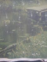 Лот: 25051763. Фото: 5. Картина 77х52м репродукция Заросший...