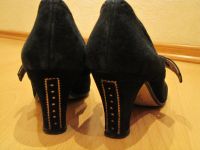 Лот: 7886270. Фото: 2. Женские туфли чёрные замшевые... Женская обувь