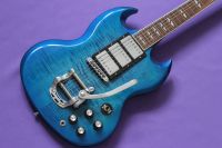 Лот: 11891641. Фото: 4. Gibson SG Deluxe Cobalt Fade Made... Красноярск