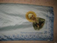 Лот: 13868539. Фото: 3. Большой церковный платок - шелк... Одежда, обувь, галантерея