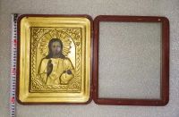 Лот: 25408817. Фото: 3. Старинная икона: Господь Вседержитель... Коллекционирование, моделизм