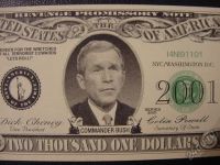 Лот: 5651036. Фото: 2. Купюра 2001 Долларов с портретом... Банкноты