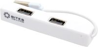 Лот: 7870006. Фото: 2. USB Хаб 4xUSB 2.0 5bites HB24-204W... Периферия