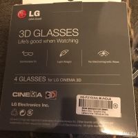 Лот: 9917258. Фото: 3. 3D очки LG cinema (коробка 4 шт... Бытовая техника