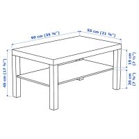 Лот: 20511715. Фото: 2. Столик журнальный Lack Ikea Икеа. Мебель для гостиной