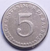 Лот: 102329. Фото: 2. Панама. 5 сентесимов 1967г. Монеты