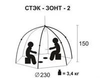 Лот: 3605211. Фото: 3. Палатка зонт для зимней рыбалки... Туризм, охота, рыбалка, самооборона