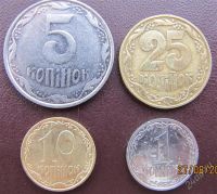 Лот: 1153621. Фото: 2. Набор из 4-х монет Украины. Монеты