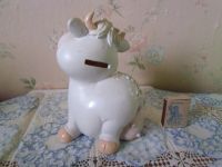 Лот: 16880975. Фото: 2. Корова-копилка керамическая (сколы... Сувениры