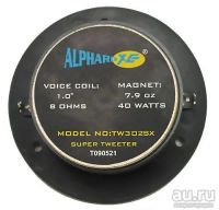 Лот: 8177072. Фото: 2. Alphard tw302sx твиттер пищалка... Автозвук