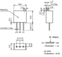 Лот: 9409479. Фото: 2. Резисторы подстроечные 3296W 0... Радиодетали  (электронные компоненты)
