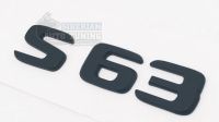 Лот: 18820134. Фото: 3. Шильдик S63 Mercedes-Benz на багажник... Авто, мото, водный транспорт