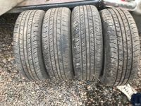 Лот: 13003671. Фото: 2. Диски r14 4:100 + шины hankook... Шины, Диски