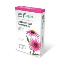 Лот: 25734851. Фото: 2. Будь Здоров Грин Эхинацея таб... Медицина