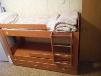 Лот: 10195895. Фото: 3. кровать двухъярусная с 2 выдвижными... Мебель