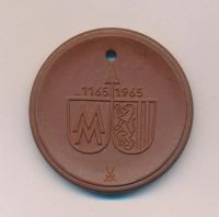 Лот: 19013898. Фото: 2. Германия ГДР 1965 Медаль 800 лет... Значки, медали, жетоны