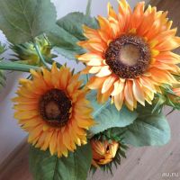Лот: 8241028. Фото: 3. Ваза с подсолнухами. Домашний быт