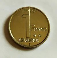 Лот: 25120589. Фото: 2. Бельгия 1 франк 1997 Альберт II... Монеты
