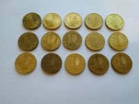 Лот: 10891707. Фото: 2. Набор 10 рублевых монет РФ. Монеты