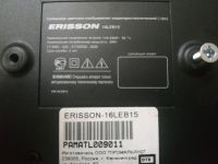 Лот: 16139260. Фото: 6. Телевизор Ericsson 16leb15 + пульт