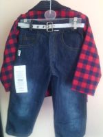 Лот: 5104985. Фото: 2. "Тройка" на мальчика: пиджак+футболка... Одежда и аксессуары