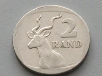 Лот: 10680220. Фото: 3. Монета 2 рэнд два ранд ЮАР Южная... Коллекционирование, моделизм