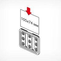 Лот: 21359289. Фото: 3. Пластиковая рамка серии ТЕХНО... Бизнес