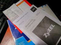 Лот: 6980594. Фото: 3. Компактный ADSL2+ модем ZyXEL... Компьютеры, оргтехника, канцтовары