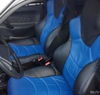 Лот: 15427388. Фото: 3. Авточехлы из экокожи sport. Авто, мото, водный транспорт