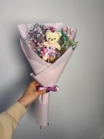 Лот: 25415314. Фото: 2. 23. Букет-комплимент с игрушкой. Цветы, букеты