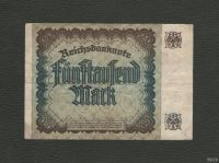 Лот: 9768524. Фото: 2. 5000 марок 1922 года. Германия... Банкноты