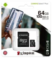 Лот: 25440344. Фото: 3. Карта памяти MicroSDXC 64Gb Kingston... Компьютеры, оргтехника, канцтовары