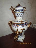 Лот: 3766988. Фото: 2. самовар фарфоровый декоративный... Антиквариат
