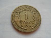 Лот: 7067274. Фото: 2. Франция 1 франк 1934. Монеты