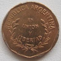 Лот: 12125984. Фото: 2. Аргентина 1 сентаво 1999 (20181709... Монеты