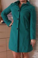 Лот: 10264793. Фото: 3. новое Пальто ярко бирюзовое очень... Одежда, обувь, галантерея