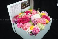 Лот: 7258864. Фото: 3. FlowerBox (роза, вибурнум, гиацинт... Сувениры, подарки