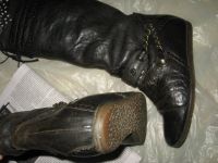 Лот: 17037746. Фото: 2. сапоги натуральная кожа, мутон... Женская обувь