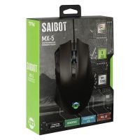 Лот: 24957313. Фото: 6. Игровая мышь USB Saibot MX-5 черная...