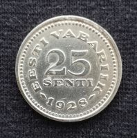Лот: 21581842. Фото: 2. 25 сенти 1928 года. Эстония. Монеты