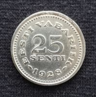 Лот: 21581842. Фото: 2. 25 сенти 1928 года. Эстония. Монеты