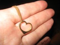 Лот: 6180118. Фото: 4. Цепочка с кулоном Сердечко детская...