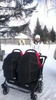 Лот: 11309477. Фото: 5. Коляска для двойни,погодок