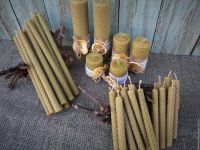 Лот: 9989287. Фото: 4. Свеча восковая натуральная, Свечи...