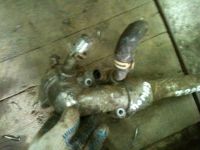 Лот: 4396594. Фото: 2. корпус термостата subaru traviq... Автозапчасти